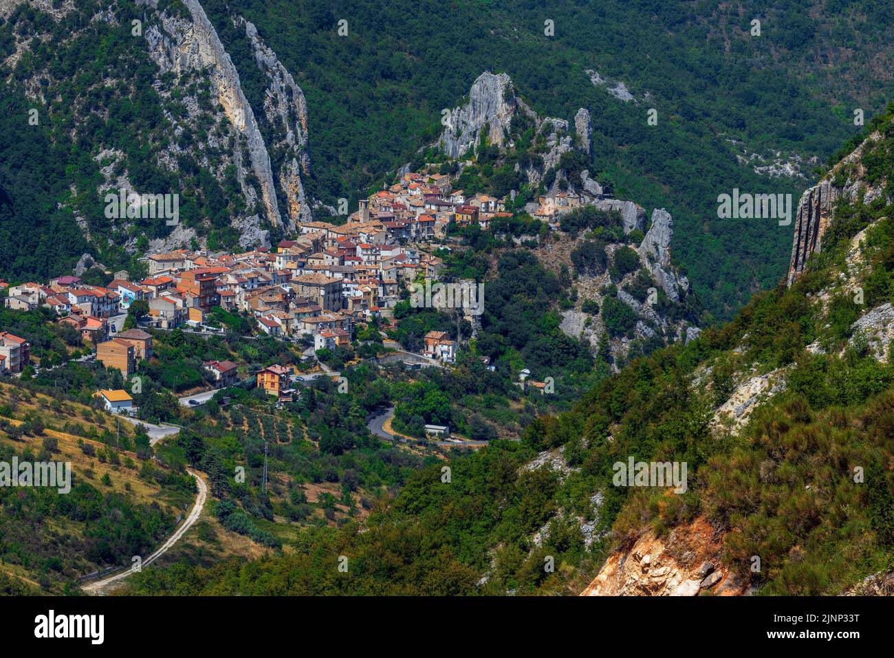Pennadomo, Chieti, Abruzzo, Italia Foto Stock