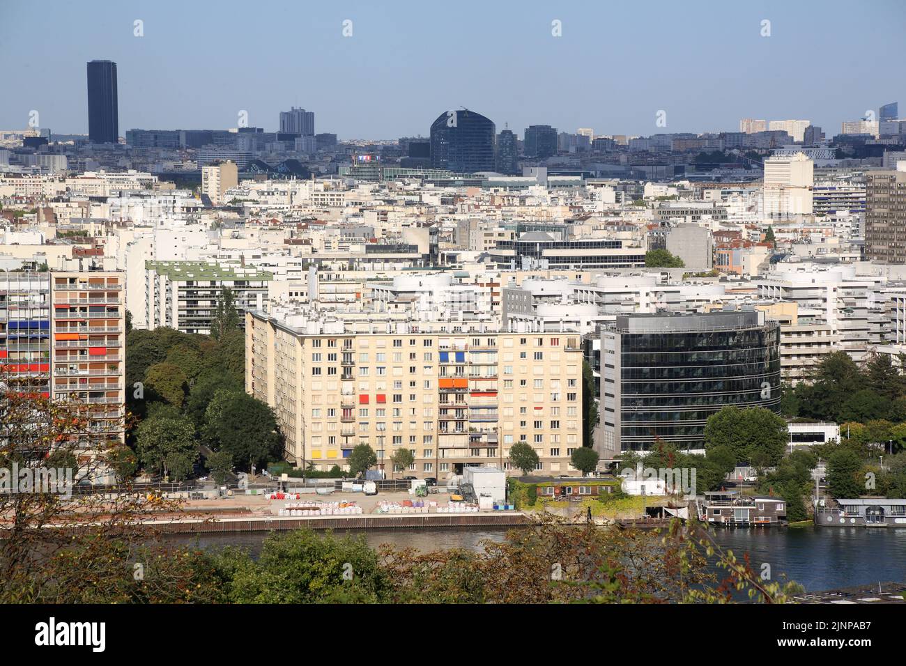 Parigi. Vue du parc de Saint-Cloud. Saint-Cloud. Ile-de-France. Francia. Europa. Foto Stock