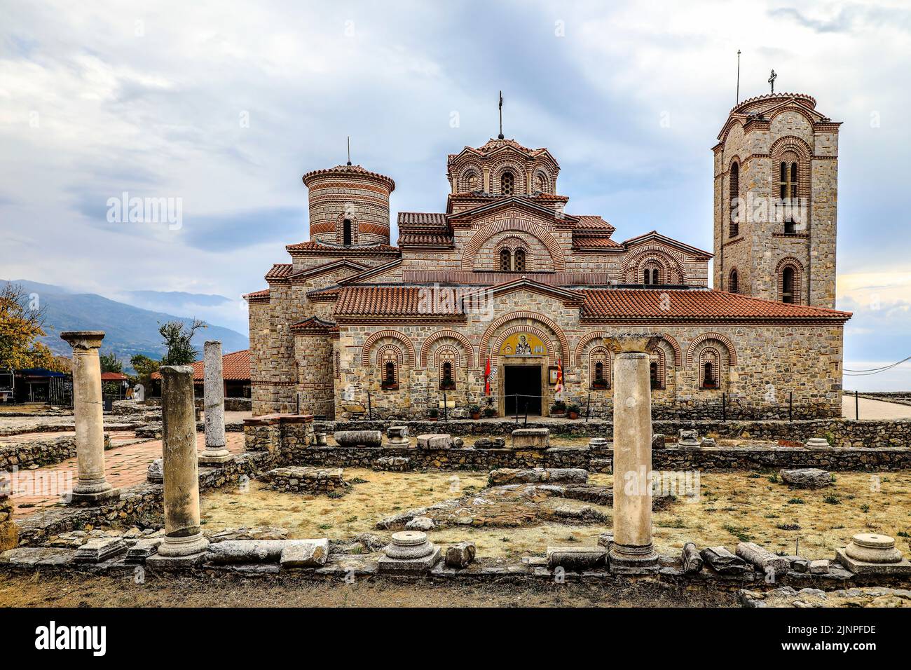 Plaosnik e St. Clements Curch, Macedonia del Nord, Europa Foto Stock