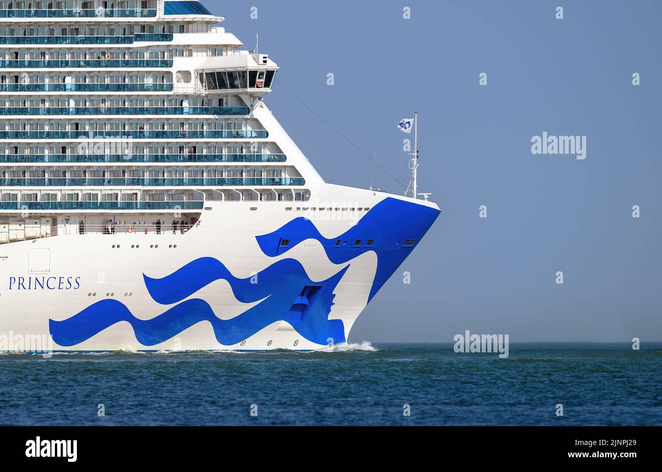 Logo Princess Cruises' Sea Witch - Agosto 2022. Foto Stock