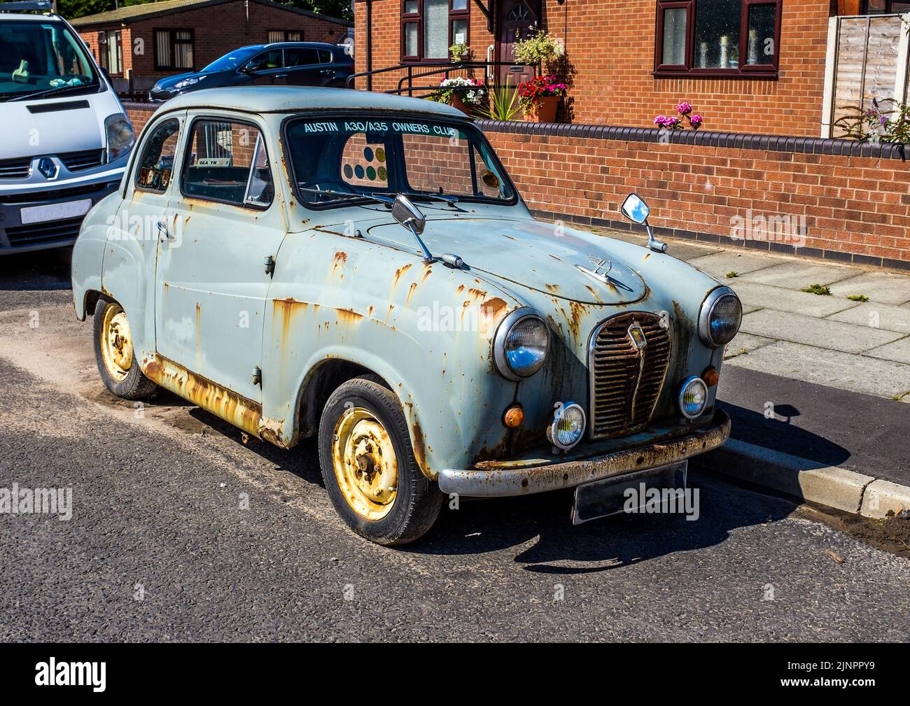 Costruita dalla British Motor Corporation (BMC), questa vettura è ancora un corridore nel 21st ° secolo e realizza un buon progetto di restauro. Foto Stock