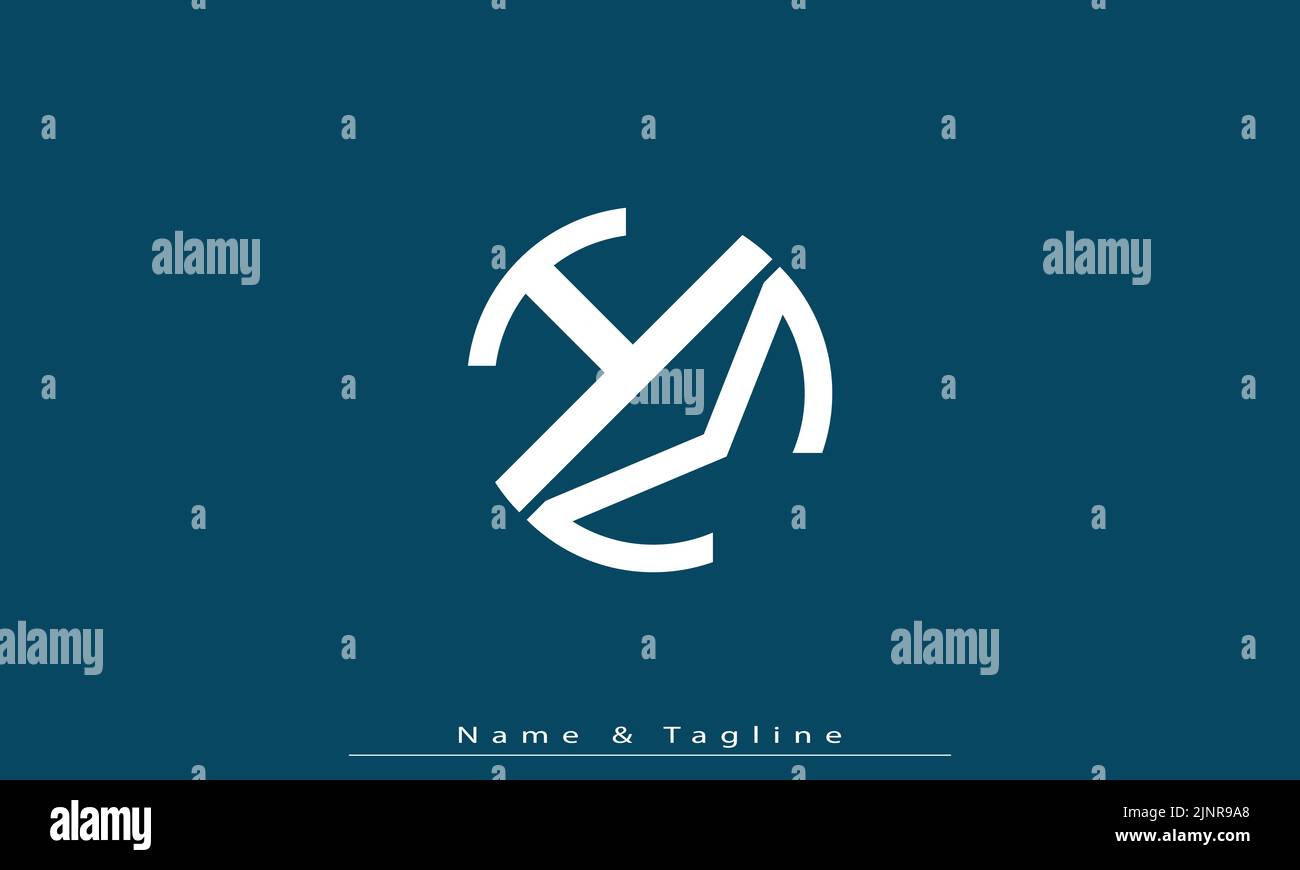 Lettere alfabetiche iniziali Monogramma logo HM , MH Illustrazione Vettoriale