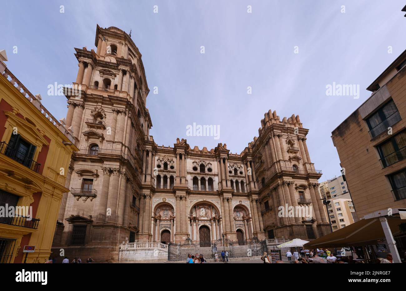 Málaga, Andalucía, España: mayo de 2022: Cattedrale di Malaga, famoso monumento, Spagna Foto Stock