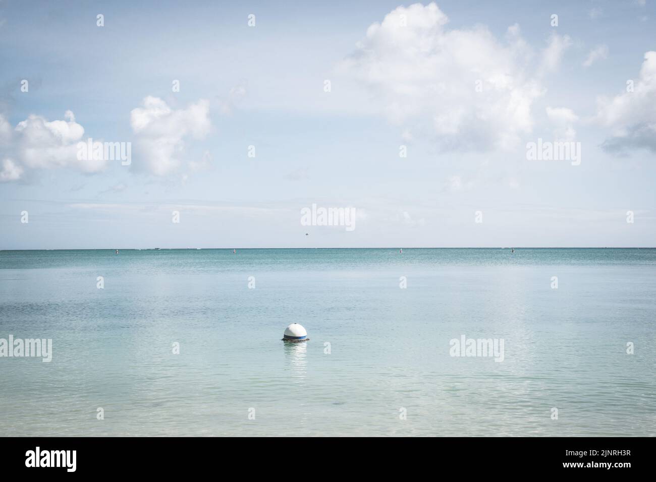 Mare tranquillo , meditativo natura calmante, sereno Oceano Mauritius Foto Stock