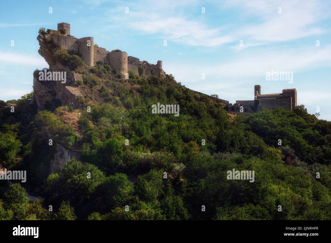 Roccascalegna, Chieti, Abruzzo, Italia Foto Stock