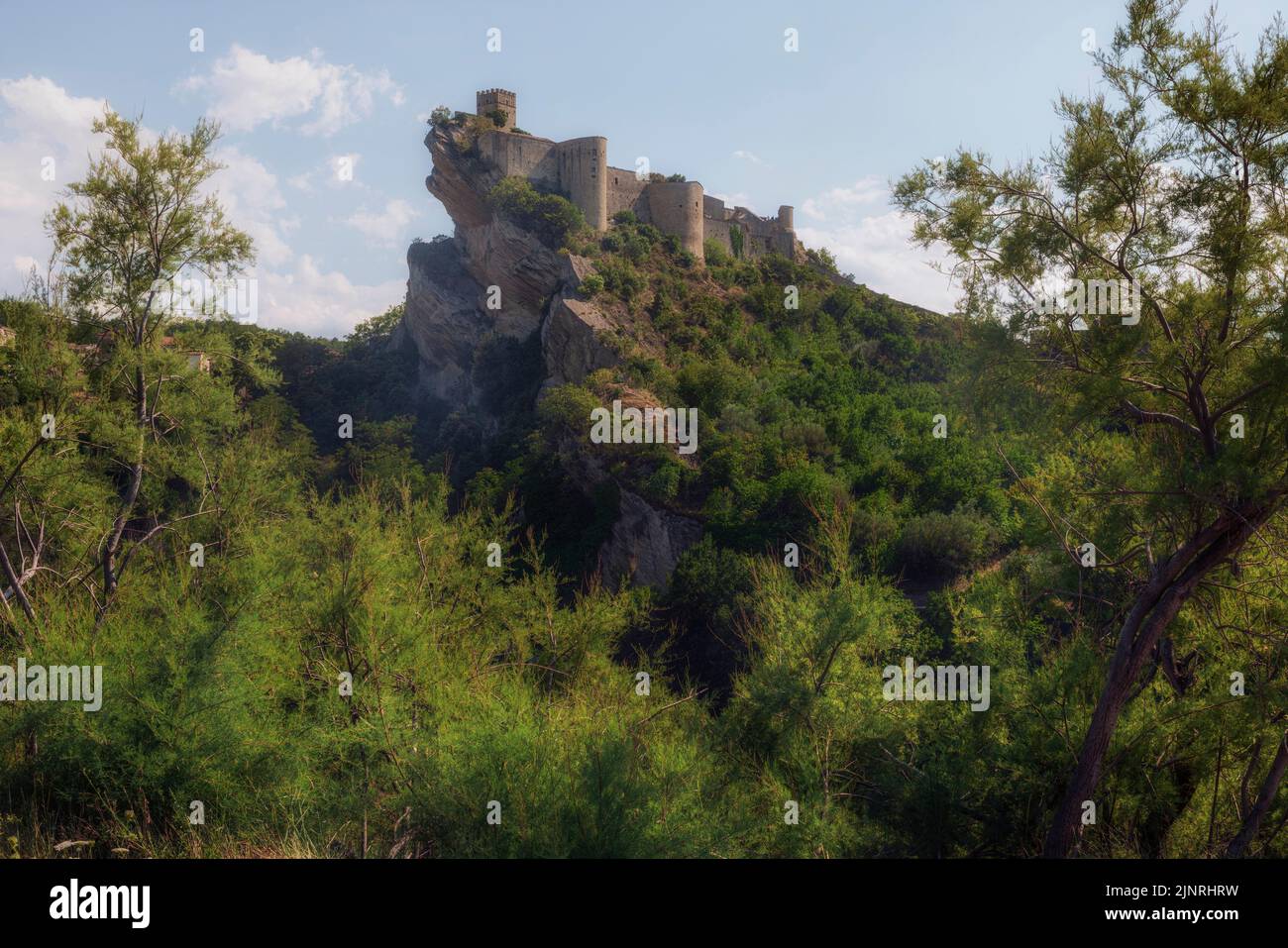 Roccascalegna, Chieti, Abruzzo, Italia Foto Stock