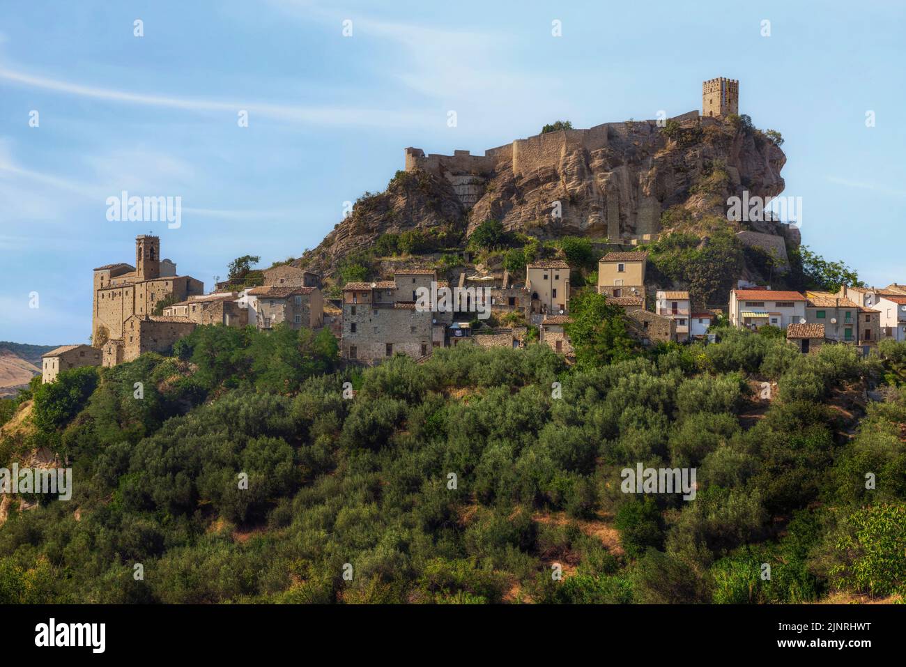 Roccascalegna, Chieti, Abruzzo, Italia Foto Stock