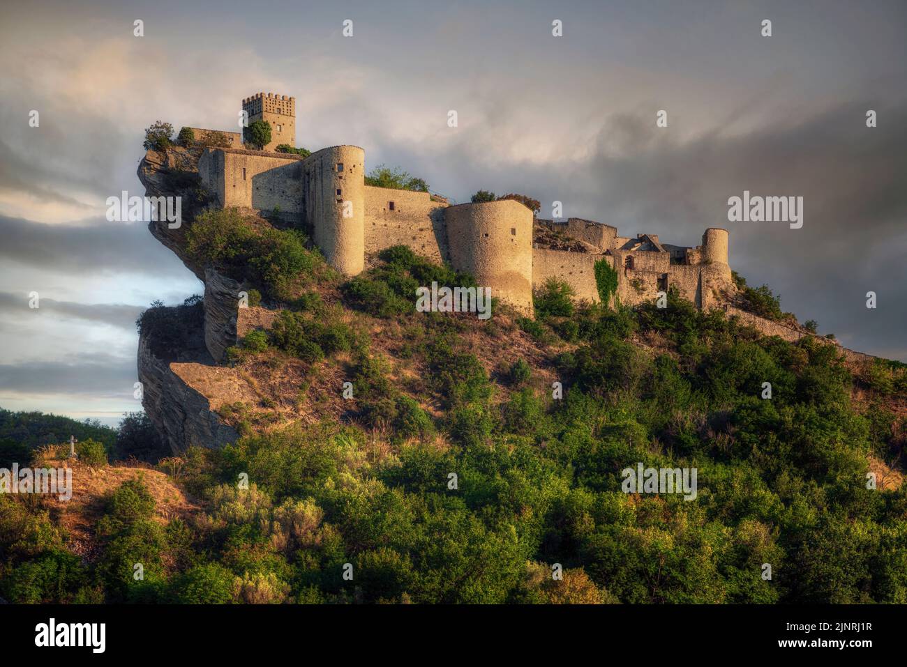 Roccascalegna, Chieti, Abruzzo, Italia Foto Stock
