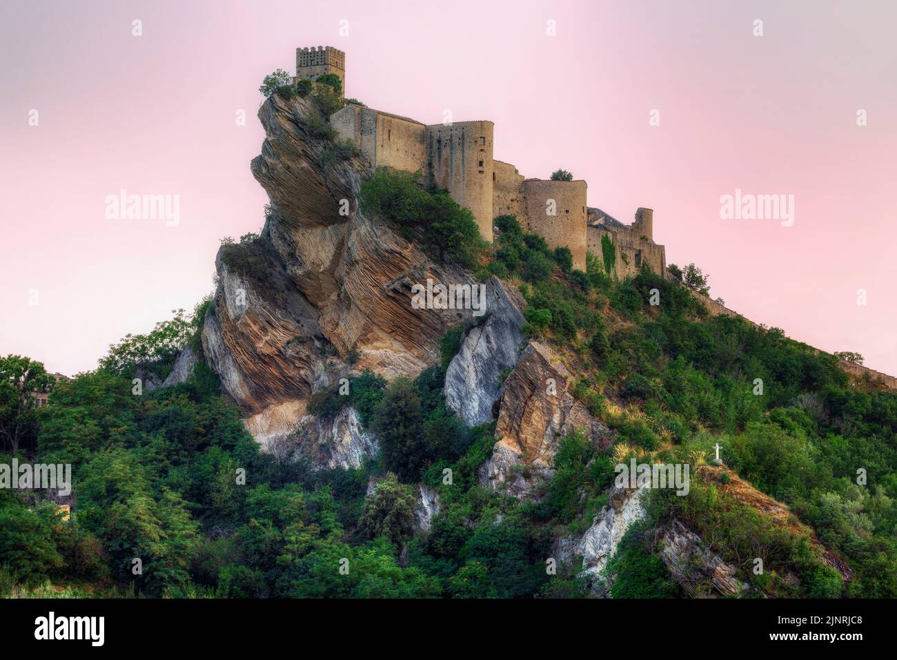 Roccascalegna, Chieti, Abruzzo, Italia Foto Stock