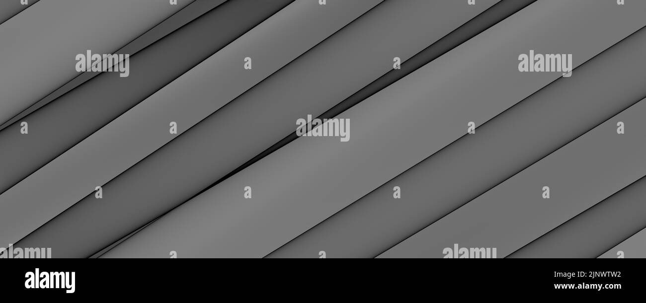 Sfondo astratto Banner 8K chiaro, scuro, monocromatico, Nero, Bianco, Raggio grigio, laser, nebbia, strisce, griglia, Quadrato, gradiente Foto Stock