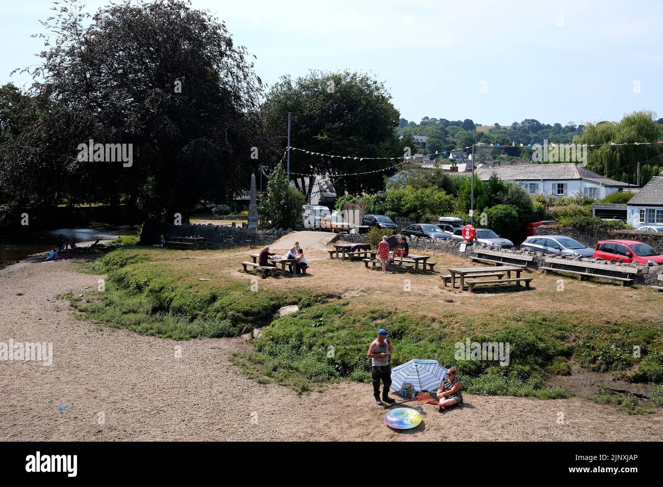 lostwithiel è una parrocchia civile e una piccola città in cornovaglia, nel sud-ovest dell'inghilterra, regno unito, nel mese di agosto 2022 Foto Stock