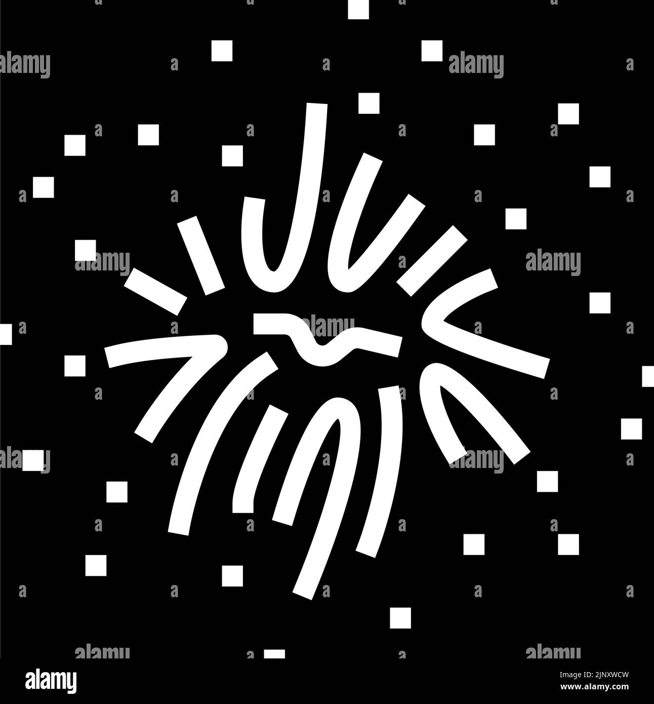 scar contracura glifo icona illustrazione vettore Illustrazione Vettoriale