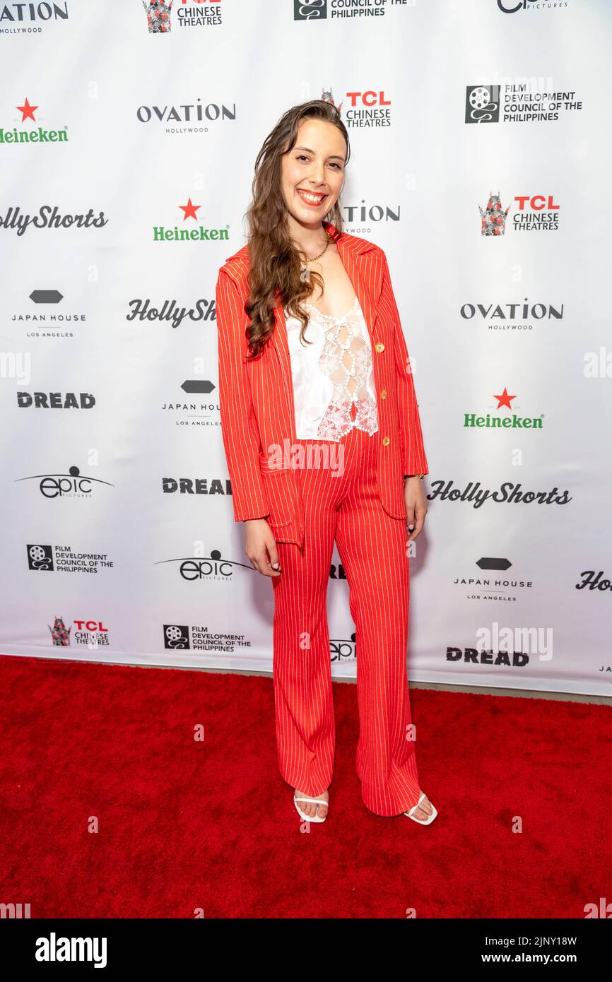 Hollywood, Stati Uniti. 13th ago, 2022. Desirae Witte partecipa al 18th° Festival annuale del film HollyShorts 'prime Time event' al TCL Chinese Theater, Hollywood, CA il 13 agosto 2022 Credit: Eugene Powers/Alamy Live News Foto Stock