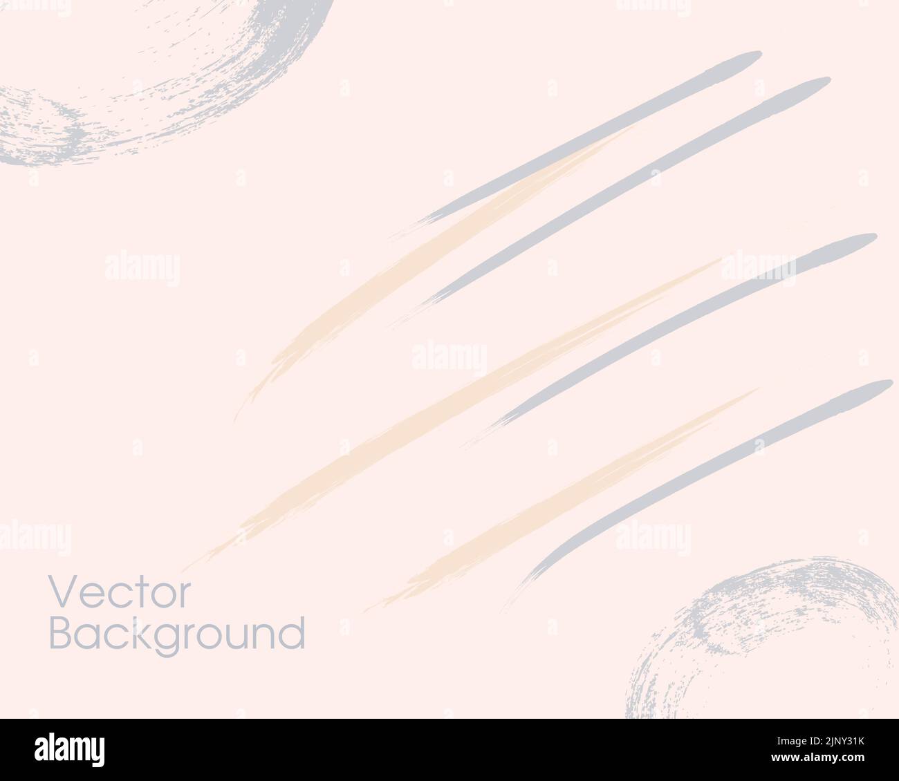 Template di sfondo e immagini disegnate da forme colorate astratte, linee artistiche, colori caldi del tono della terra Illustrazione Vettoriale