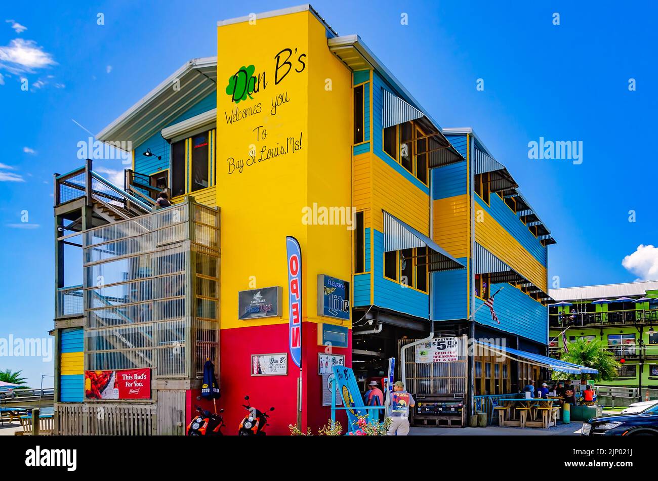 Il ristorante e bar di Dan B. Murphy è nella foto, il 13 agosto 2022, a Bay Saint Louis, Mississippi. Foto Stock