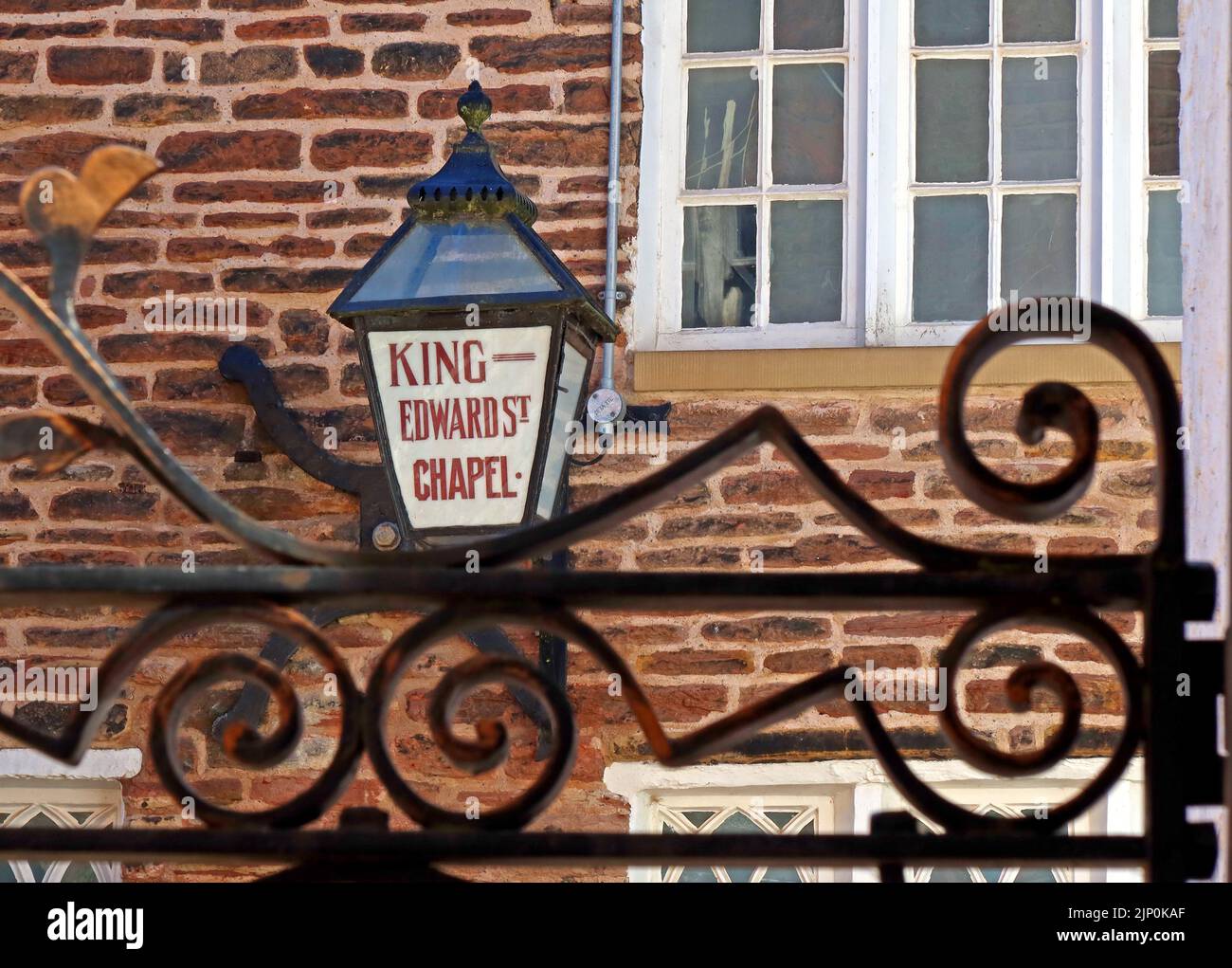 Re Edwards St Unitarian Chapel, Macclesfield 1690 - 4 King Edward St, Macclesfield, Cheshire, Inghilterra, Regno Unito, SK10 1AB Foto Stock