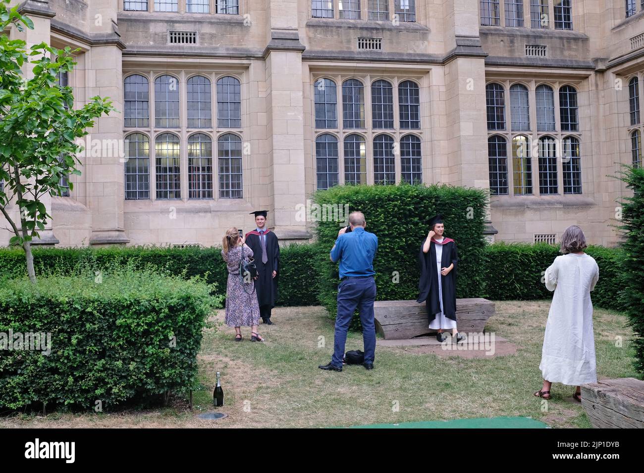 Fotografie scattate durante una cerimonia di laurea a Bristol Foto Stock