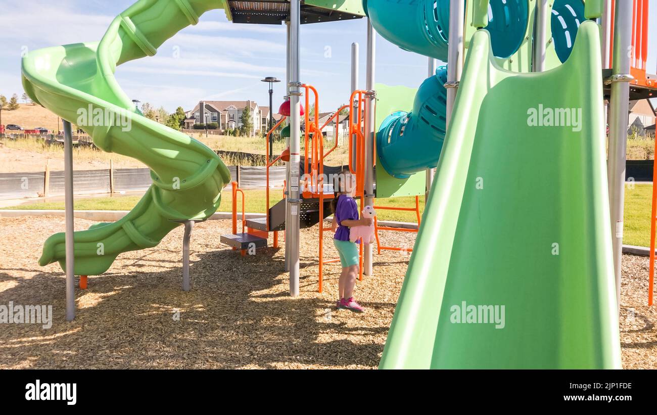 Parco giochi per bambini Foto Stock