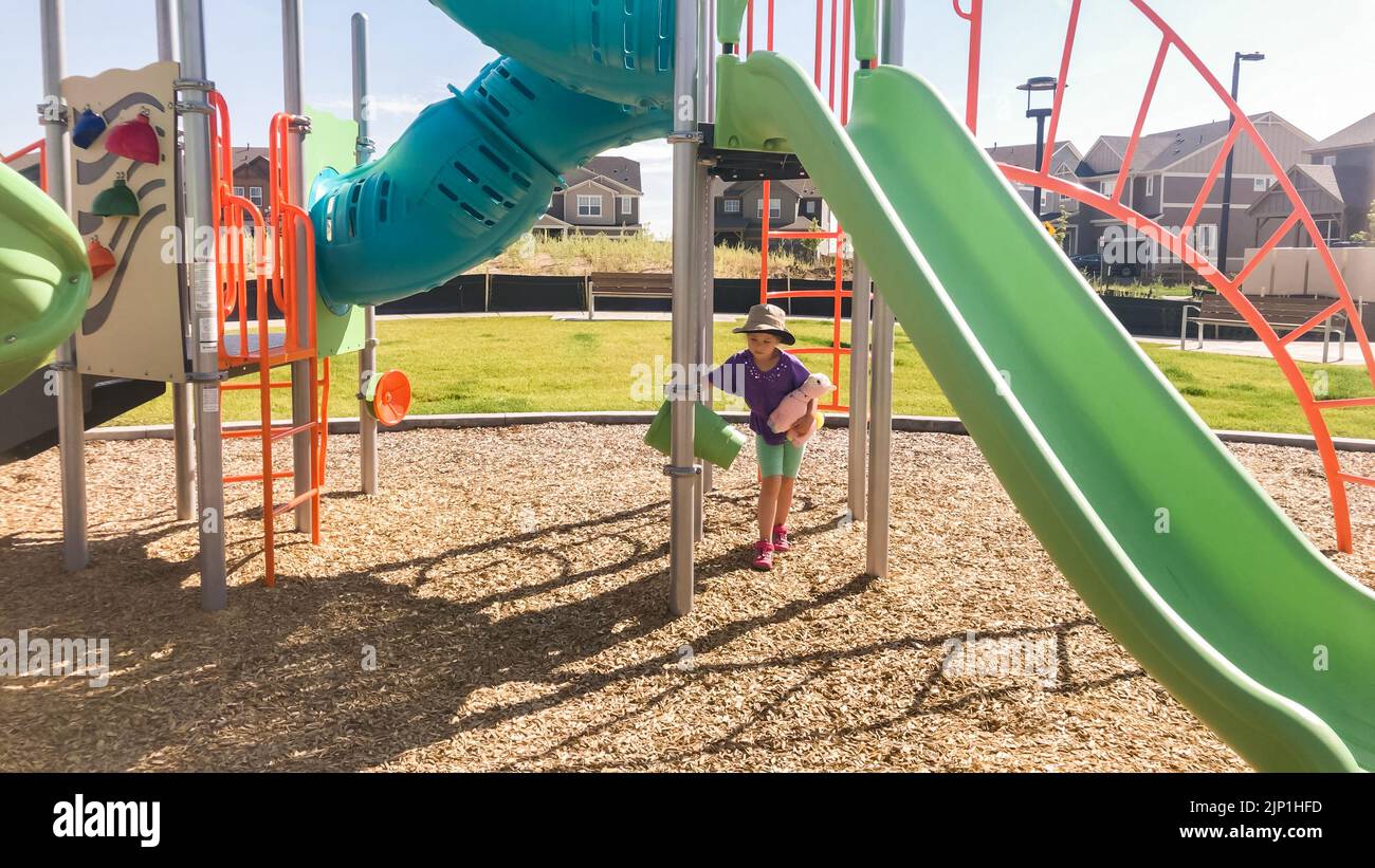 Parco giochi per bambini Foto Stock