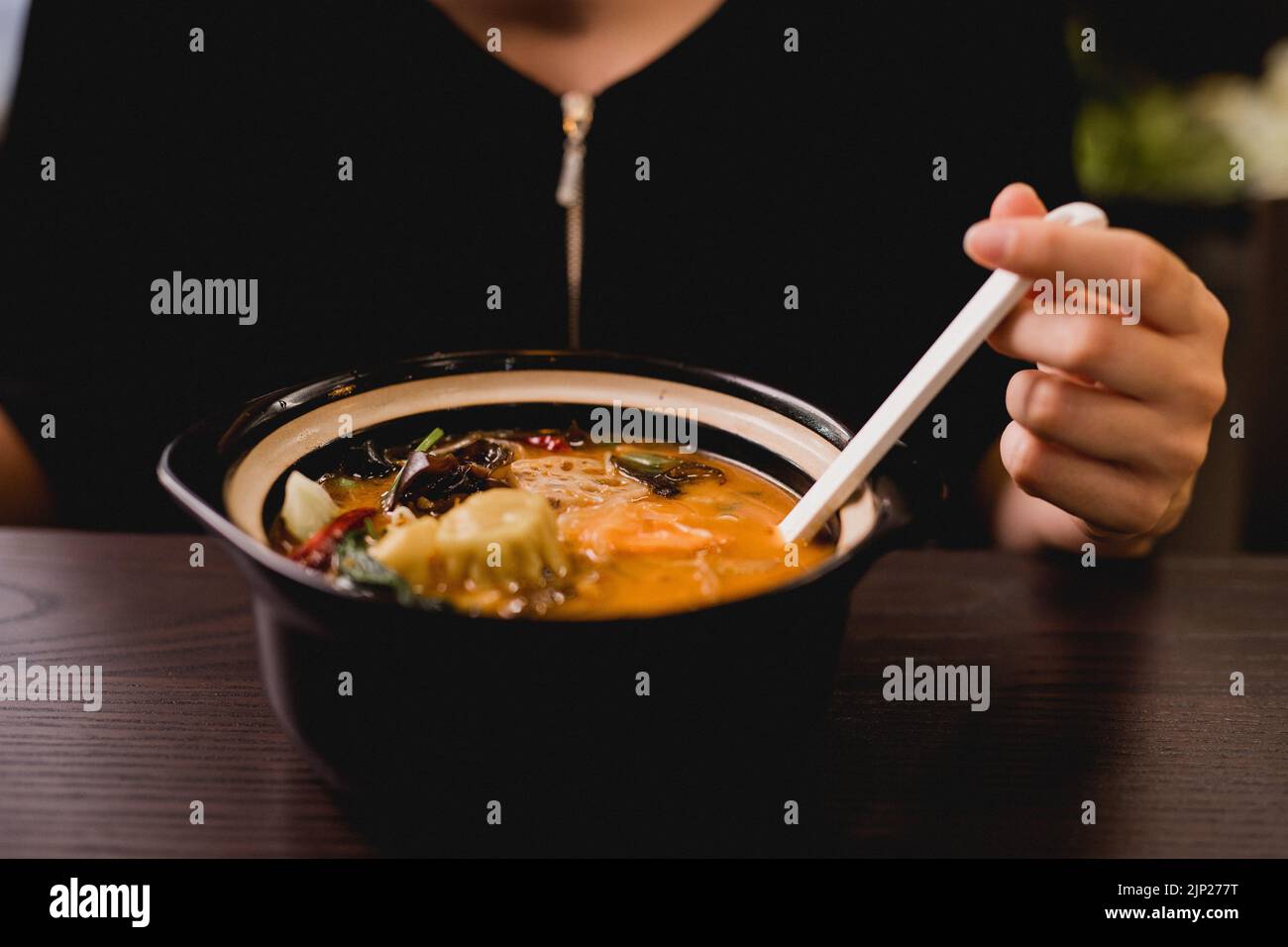 pasto, slurp, zuppa di noodle, pasti, slurps, zuppe di noodle Foto Stock