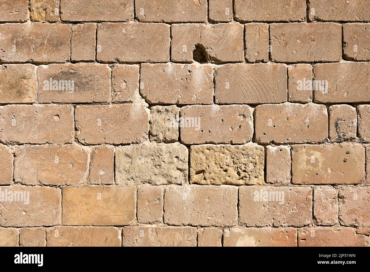 weathered, muro di mattone, weathereds, muri di mattone Foto Stock
