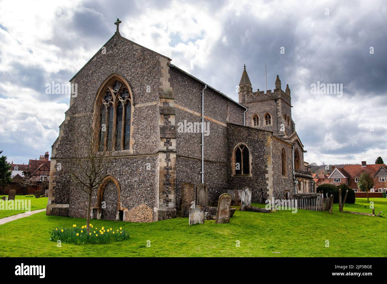 La chiesa di Santa Maria in Amersham, Bucks Foto Stock