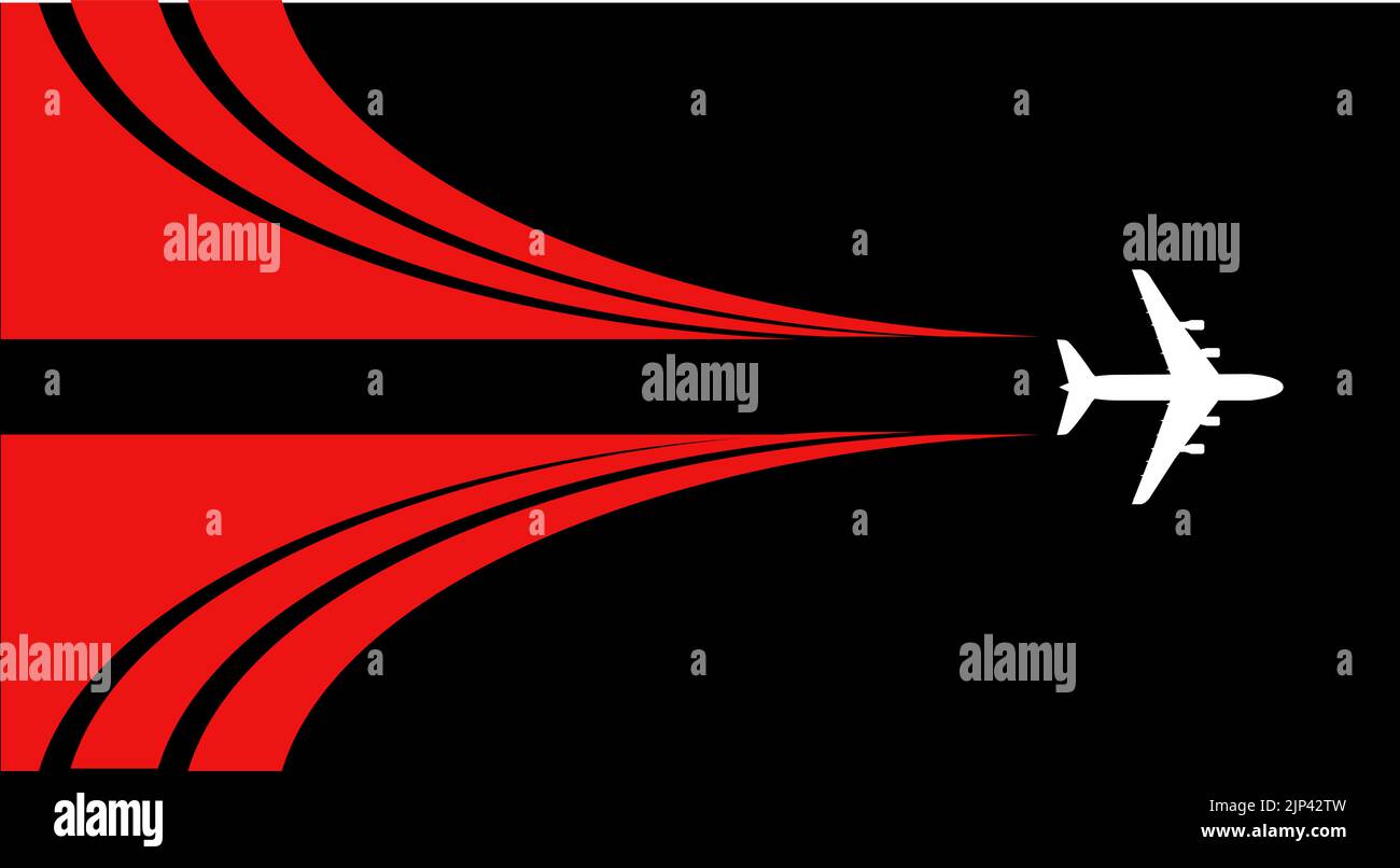 Simbolo di aereo disegno vettoriale Illustrazione Vettoriale