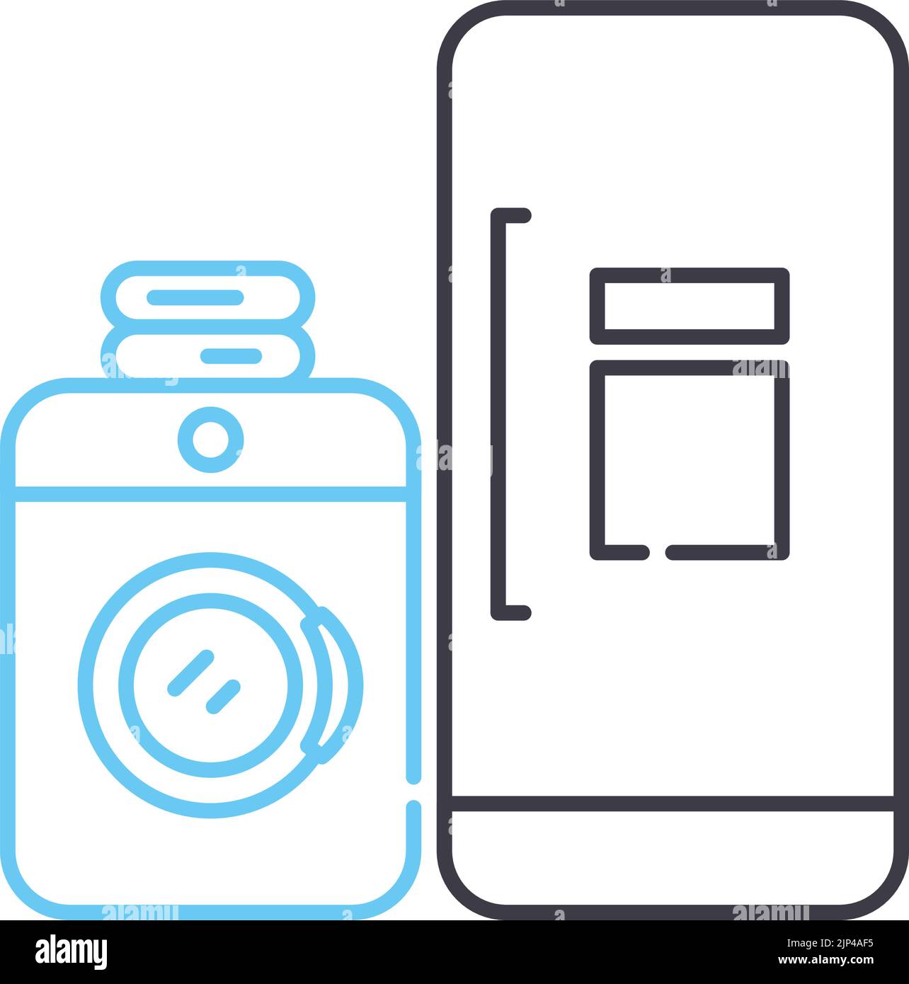 icona della linea delle apparecchiature, simbolo del contorno, illustrazione vettoriale, segnale concettuale Illustrazione Vettoriale