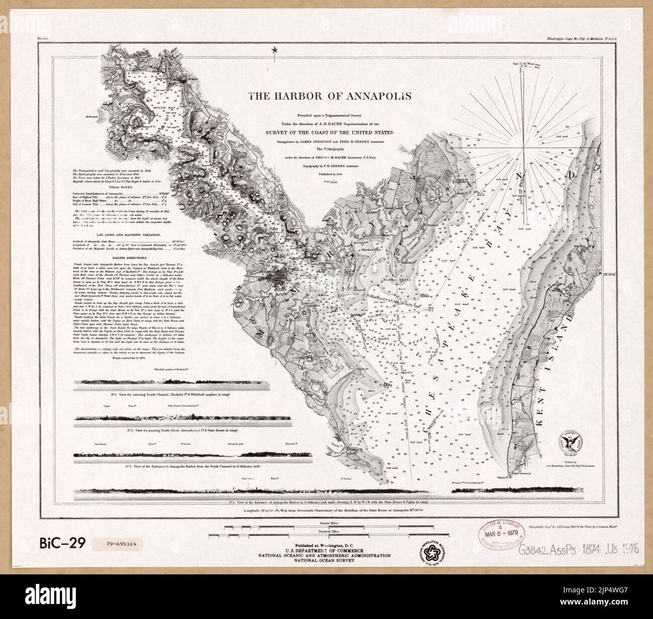 Il porto di Annapolis Foto Stock