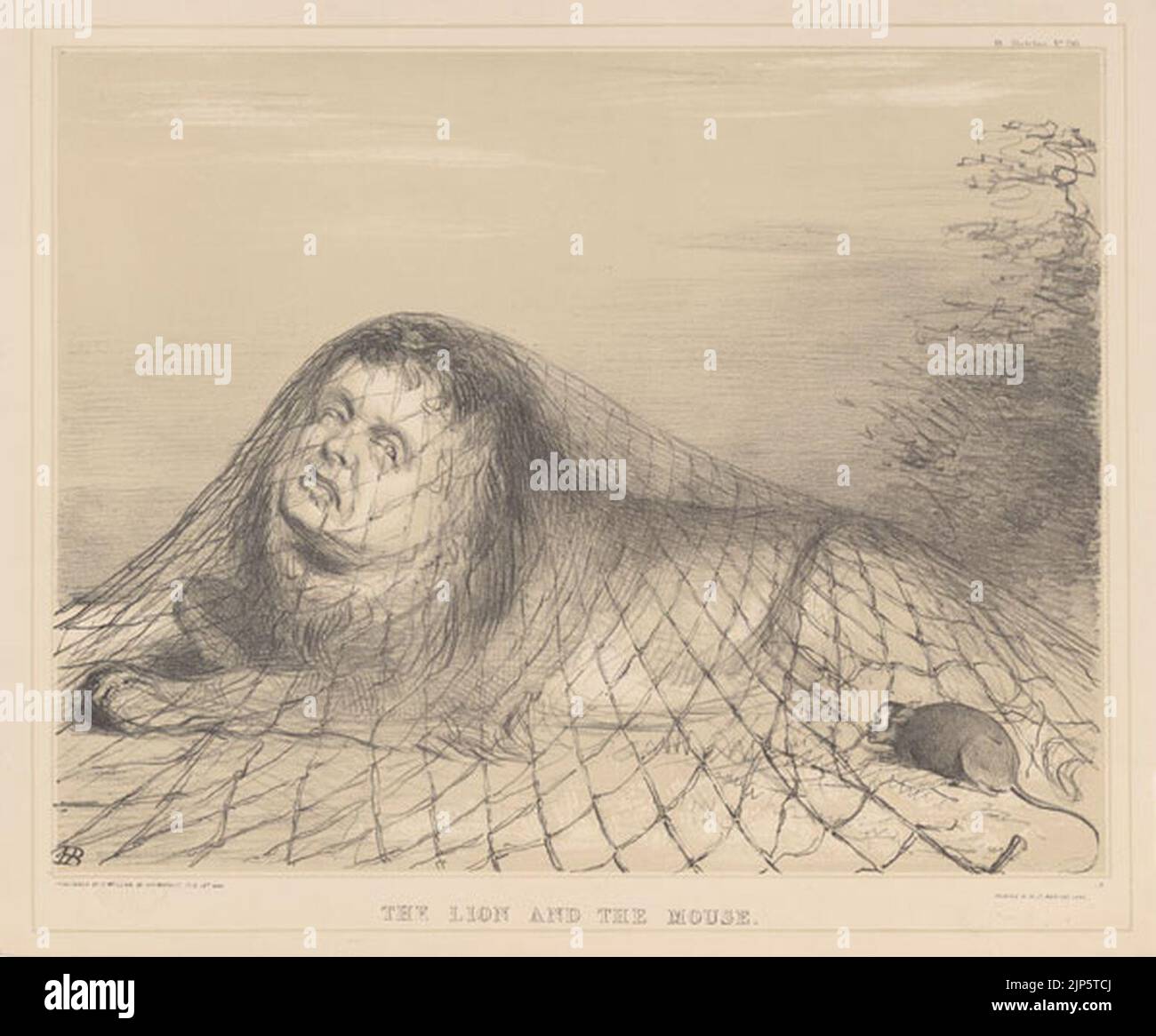 Il leone e il topo da Doyle, Giovanni (MONOGRAMMIST HB) - GMII Foto Stock