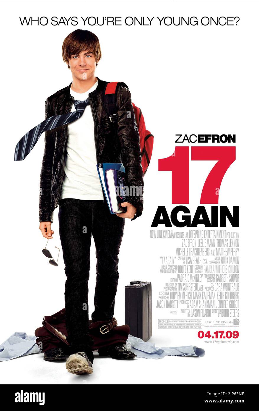 ZAC EFRON POSTER, 17 DI NUOVO, 2009 Foto Stock