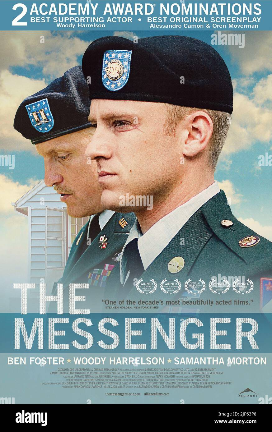 WOODY HARRELSON, Ben adottivo POSTER, il messaggero, 2009 Foto Stock