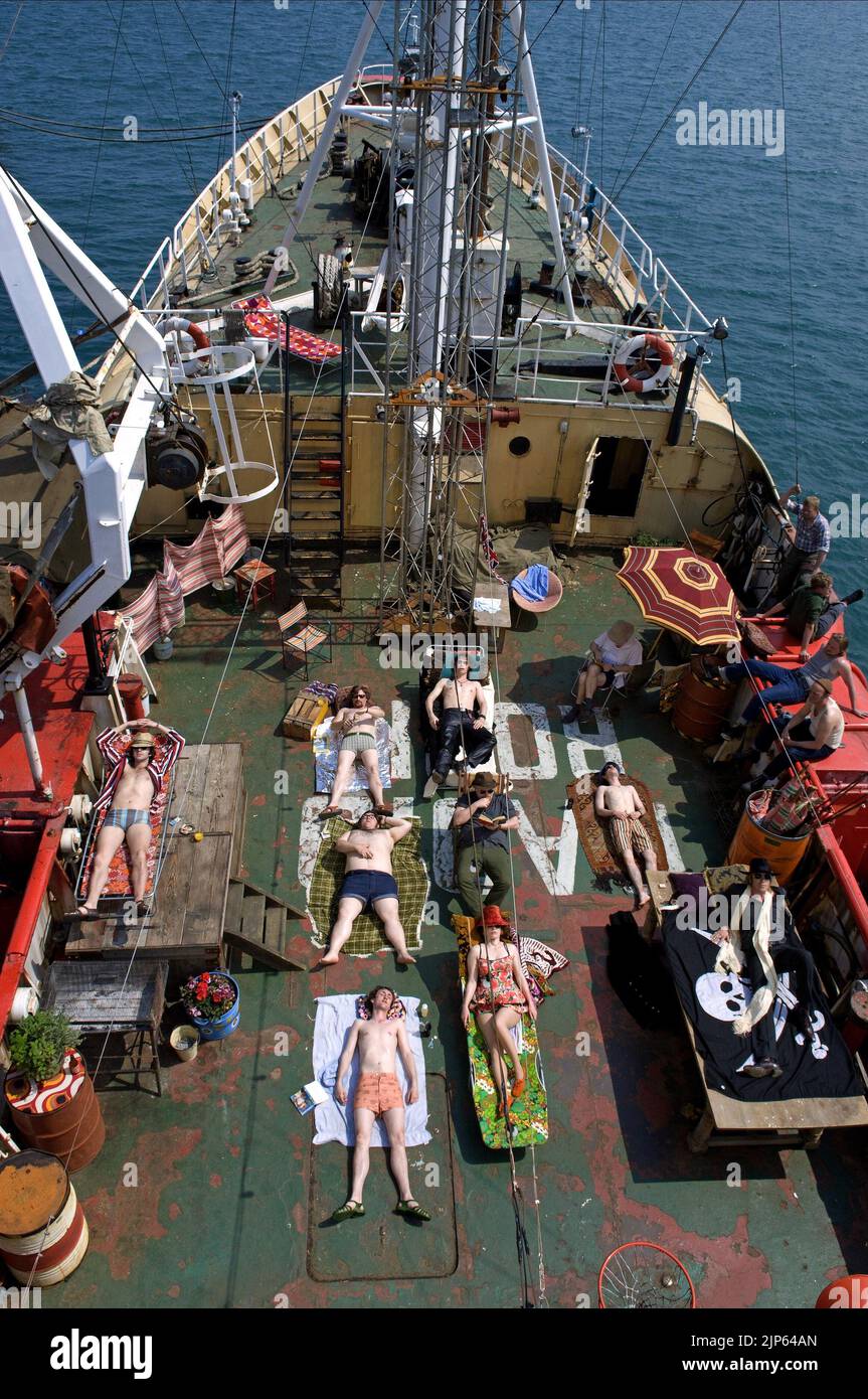 IL PIRATA RADIO BARCA, LA BARCA CHE HA OSCILLATO, 2009 Foto Stock