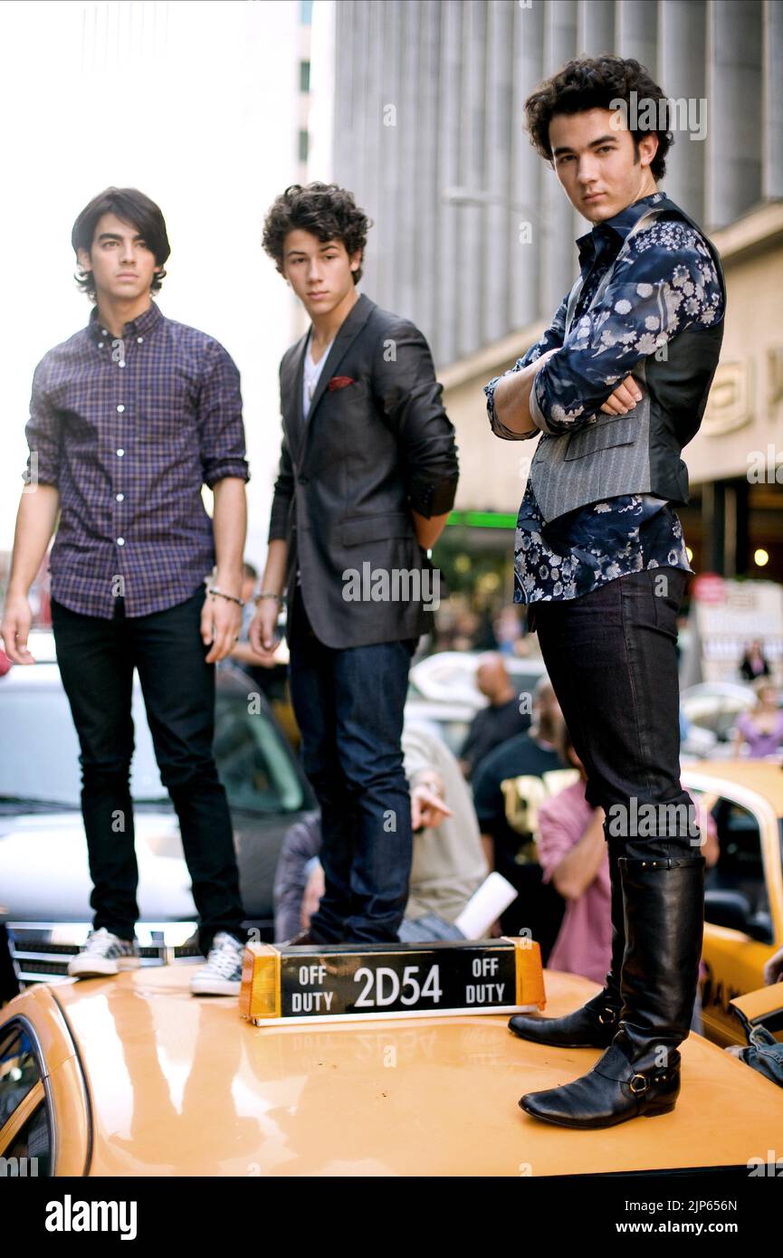 JOE Jonas, Nick Jonas, Kevin Jonas, JONAS BROTHERS: 3D esperienza concertistica, 2009 Foto Stock