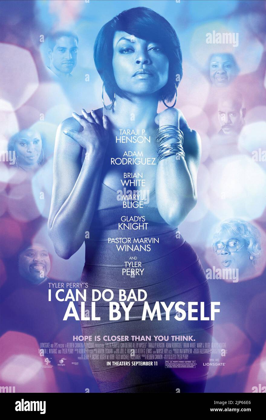 TARAJI P. HENSON POSTER, POSSO FARE MALE TUTTO DA SOLO, 2009 Foto Stock