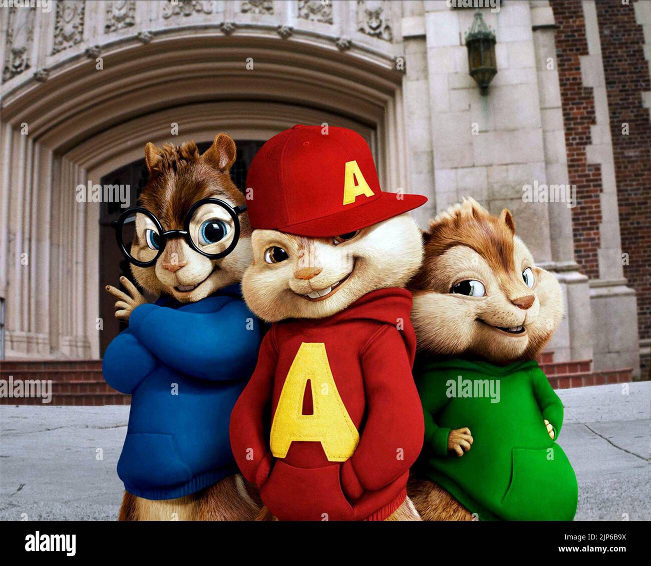 SIMON, Alvin, Theodore, Alvin ed i Chipmunks: IL SQUEAKQUEL, 2009 Foto Stock