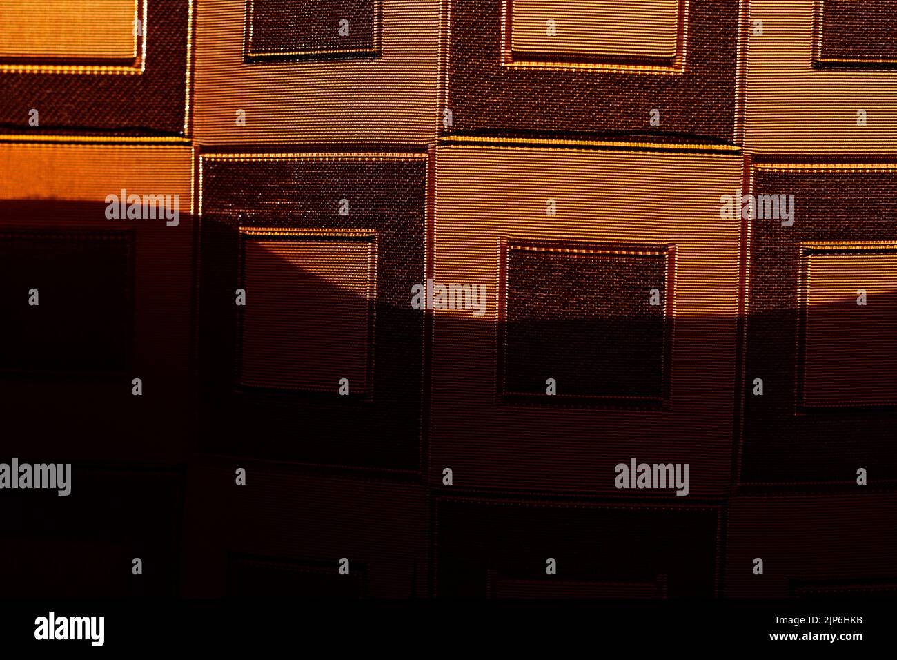 Fondo del materiale a plaid . Motivi quadrati , superficie con sfumature Foto Stock