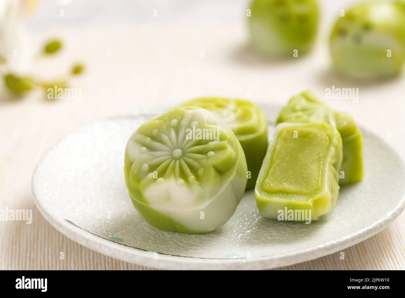 Cinese metà autunno festival neve pelle mooncakes Foto Stock