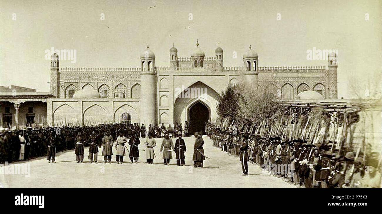 Il Palazzo di Khudayar Khan (raccolto) Foto Stock