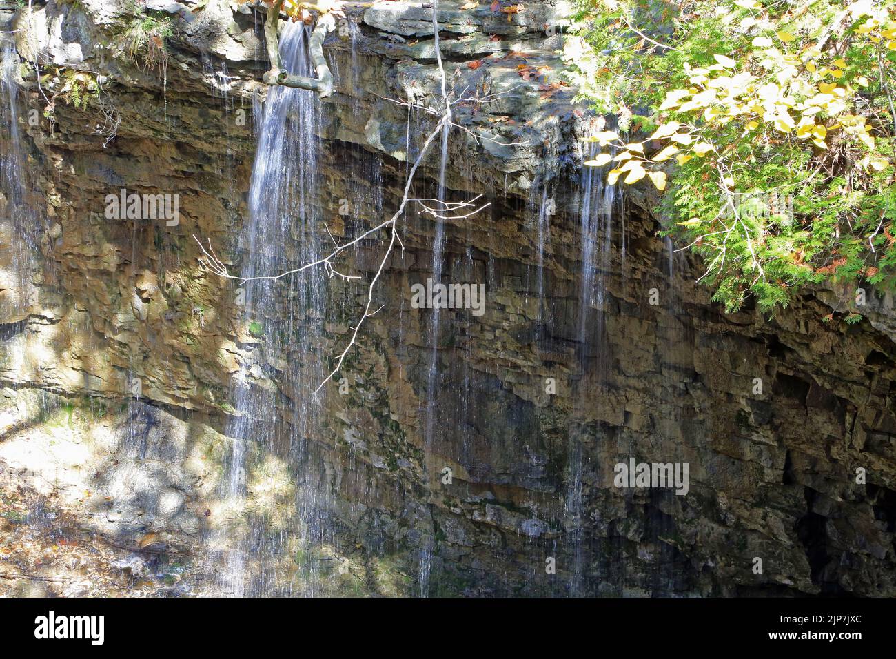 Cascate di Charleston, Ohio Foto Stock