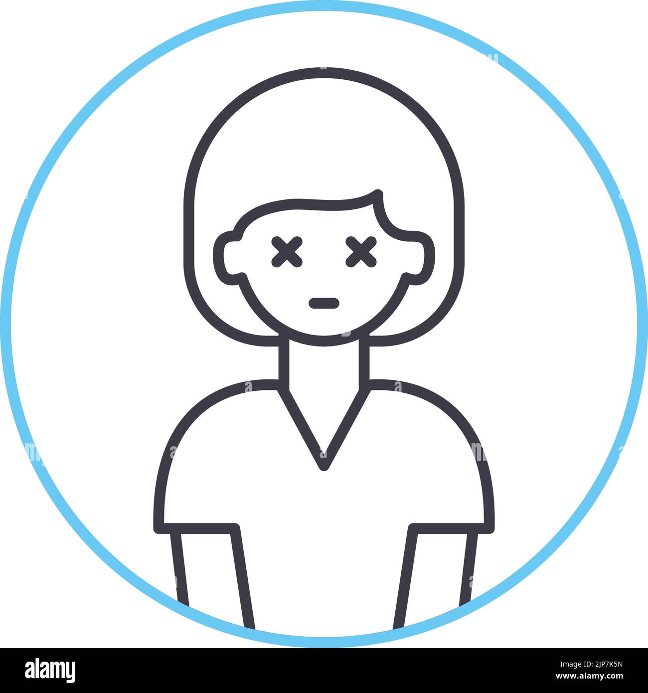 icona della linea di gestione del contante, simbolo del contorno, illustrazione del vettore, simbolo del concetto Illustrazione Vettoriale