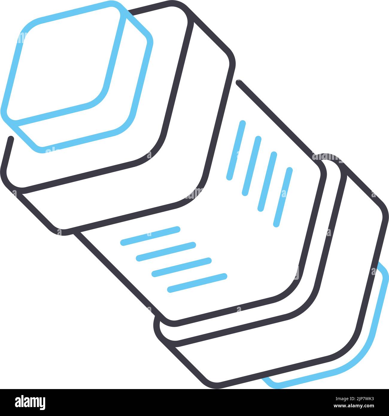 icona della linea della bobina elettronica, simbolo del contorno, illustrazione vettoriale, simbolo del concetto Illustrazione Vettoriale