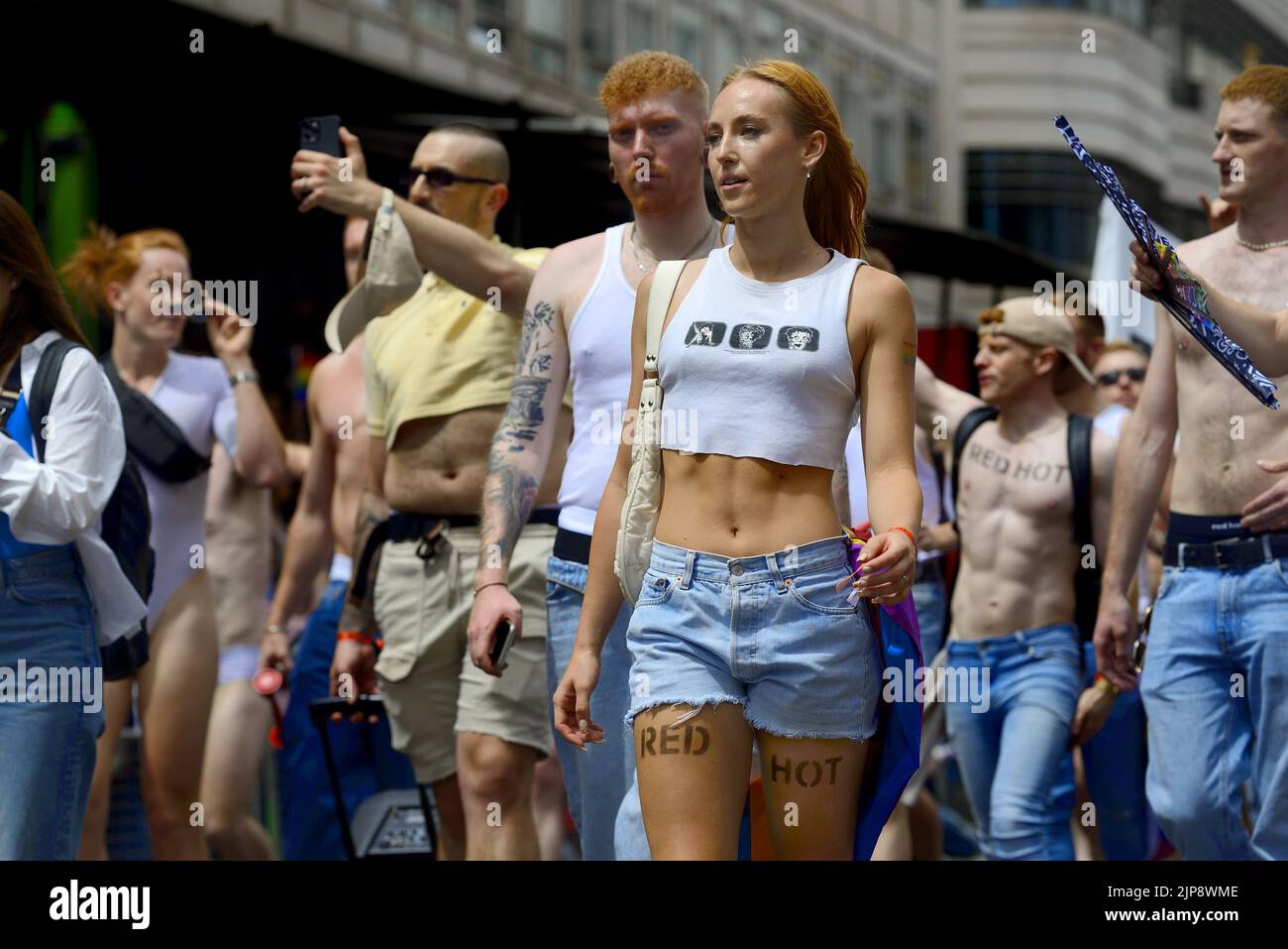 Pride in London Parade, 2nd luglio 2022 Foto Stock
