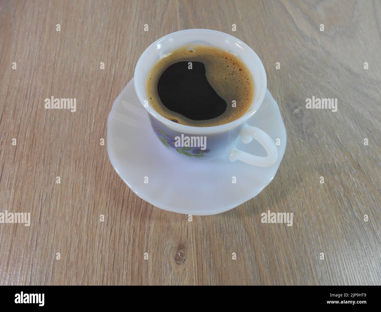 caffè, tazza, caffè, porcellana, vetro dipinto Foto Stock