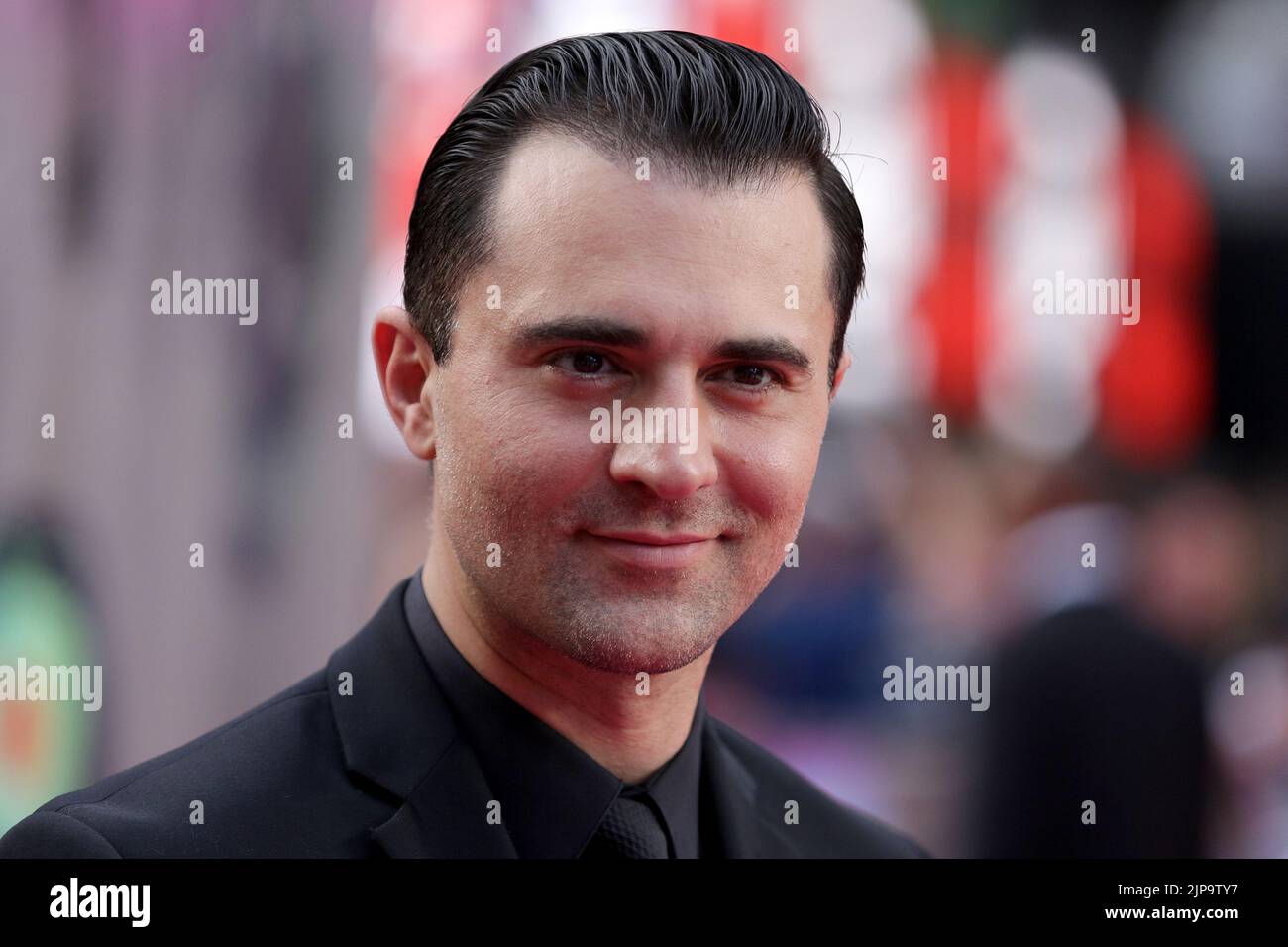 Foto del file datata 3/8/2016 di Darius Campbell in arrivo per la Suicide Squad European Premiere, a Odeon Leicester Square, Londra. L'ex concorrente Pop Idol e star del teatro Darius Campbell Danesh è stato trovato morto nella sua stanza degli appartamenti negli Stati Uniti all'età di 41 anni, ha annunciato la sua famiglia. Data di emissione: Martedì 16 agosto 2022. Foto Stock