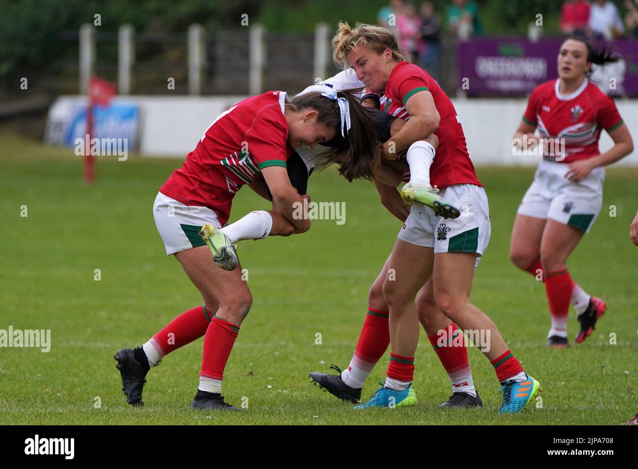 Galles Women Rugby League / Inghilterra Women Rugby League Foto Stock
