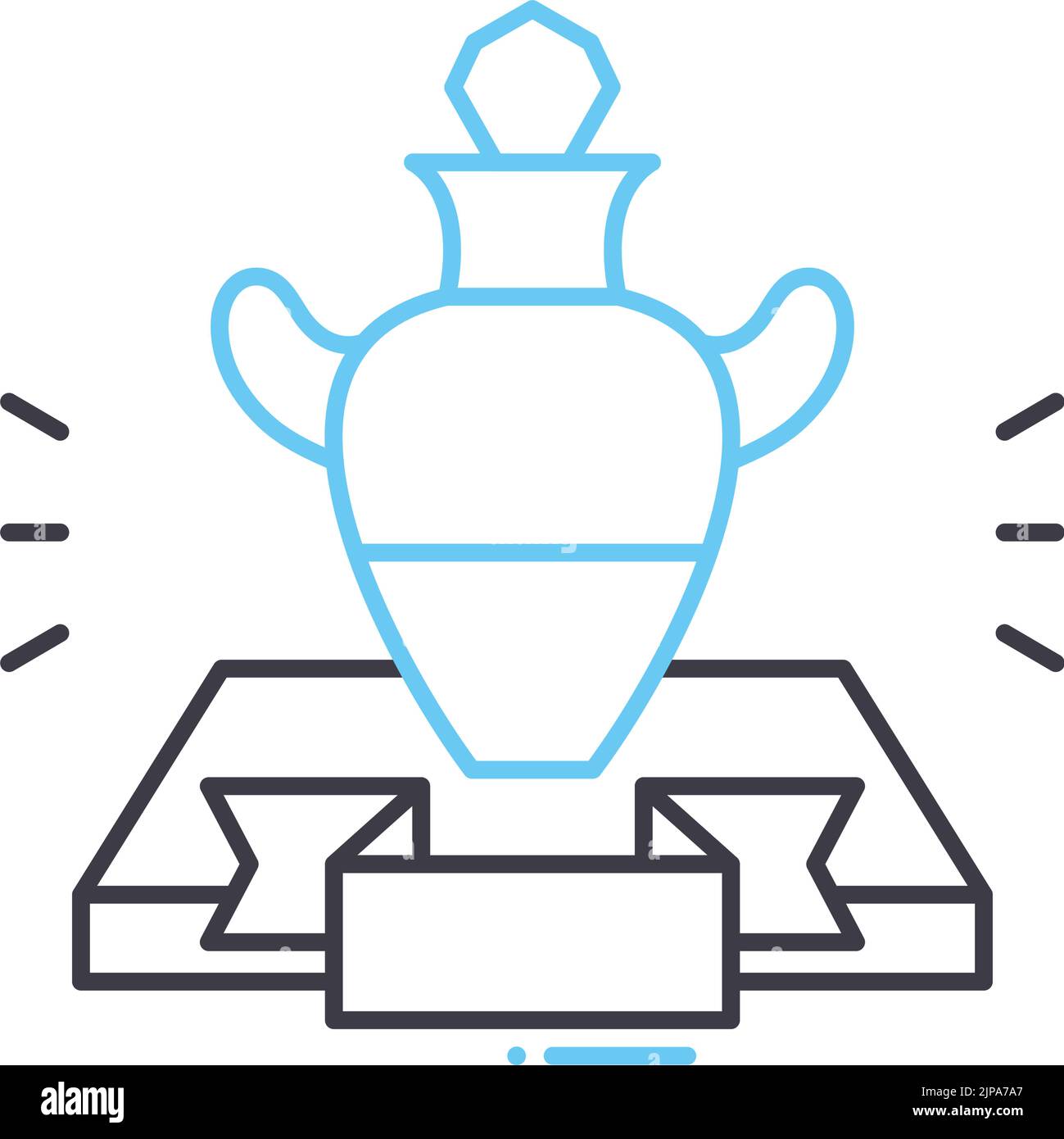 icona della linea di remunerazione, simbolo del contorno, illustrazione vettoriale, simbolo del concetto Illustrazione Vettoriale