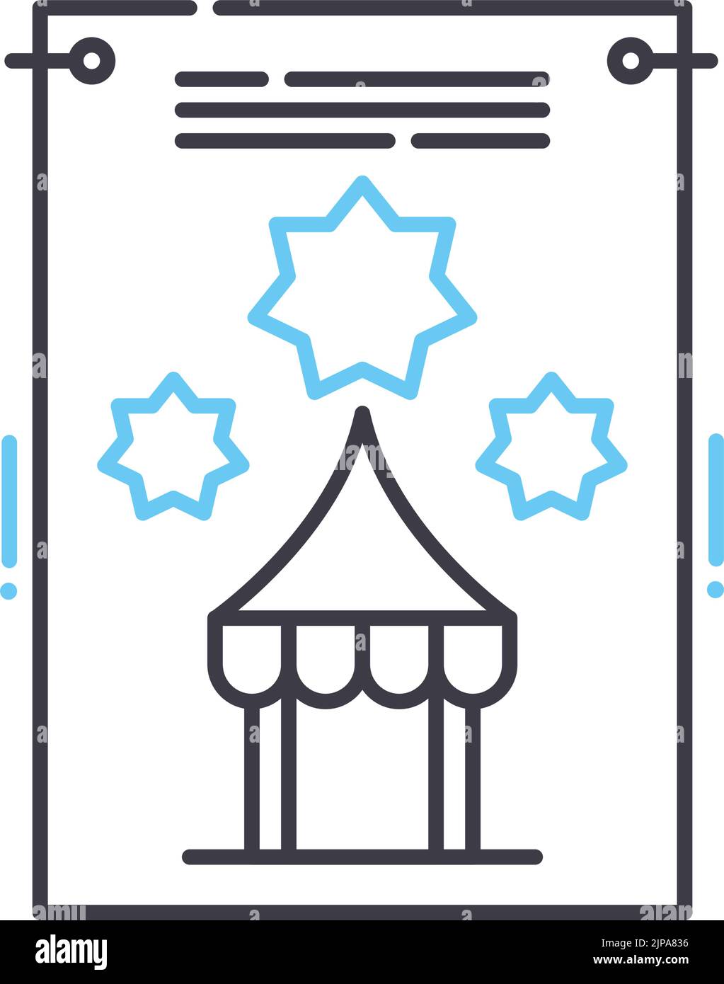 icona della linea di fatturazione, simbolo del contorno, illustrazione vettoriale, simbolo del concetto Illustrazione Vettoriale