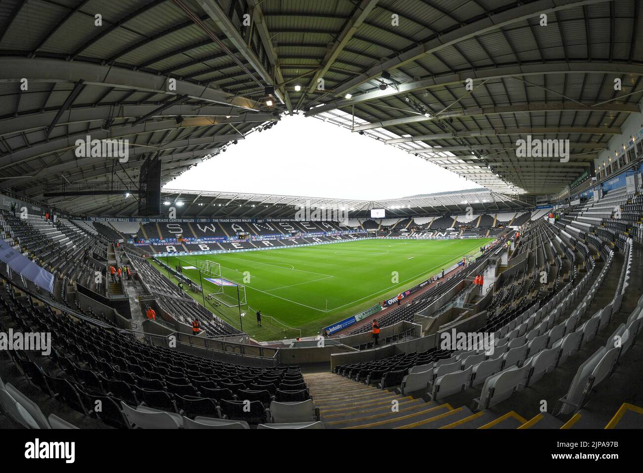 Vista generale dello stadio Swansea.com, Foto Stock