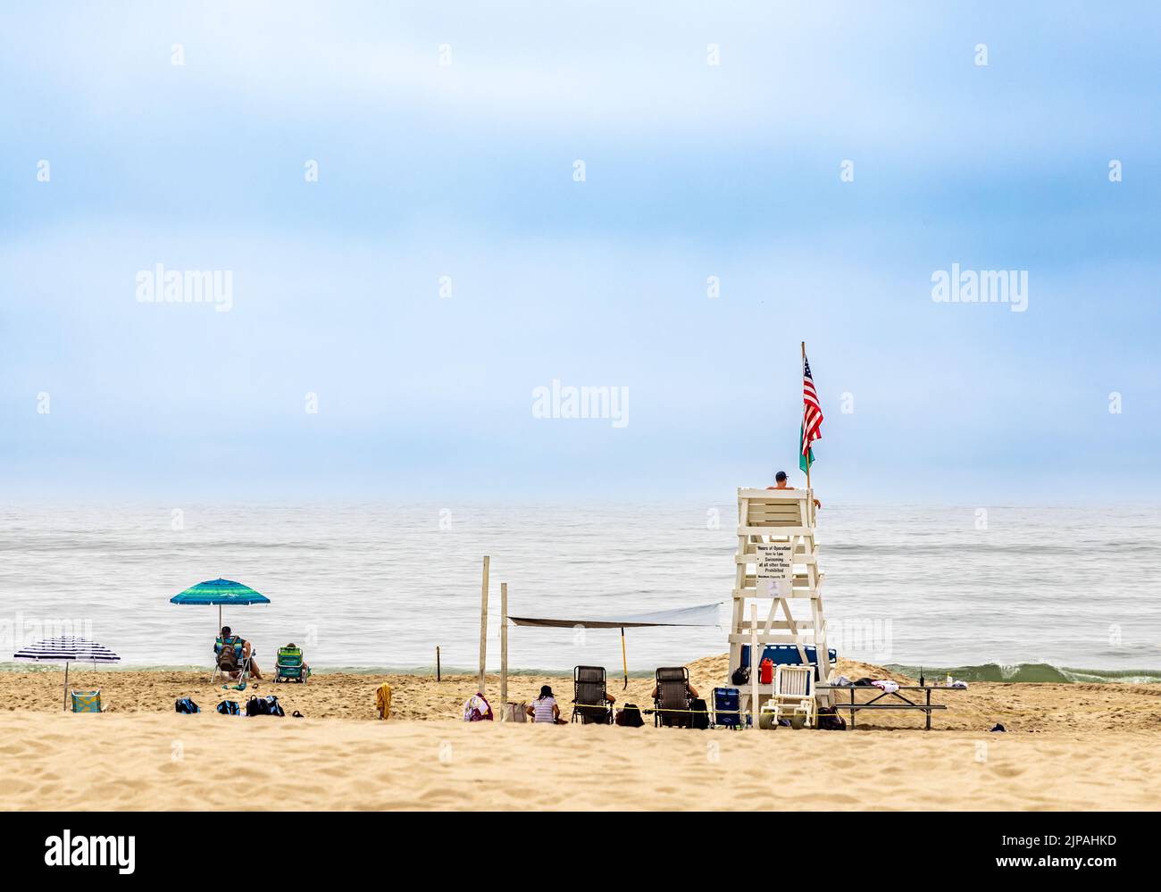 Panorama di Indian Wells Beach Foto Stock